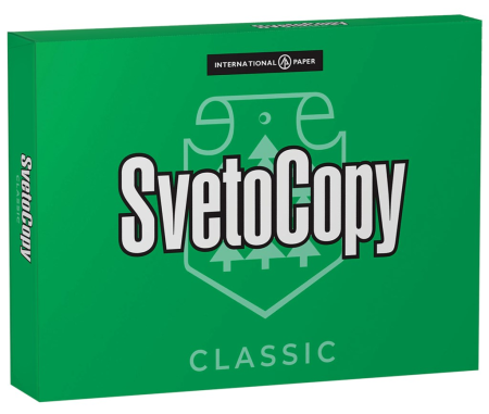 Бумага SVETOCOPY A4 80г/м2, 500 листов